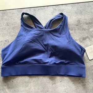 Fabletics New With Tags No Bounce High Impact Sports Bra - Collegiate Navy